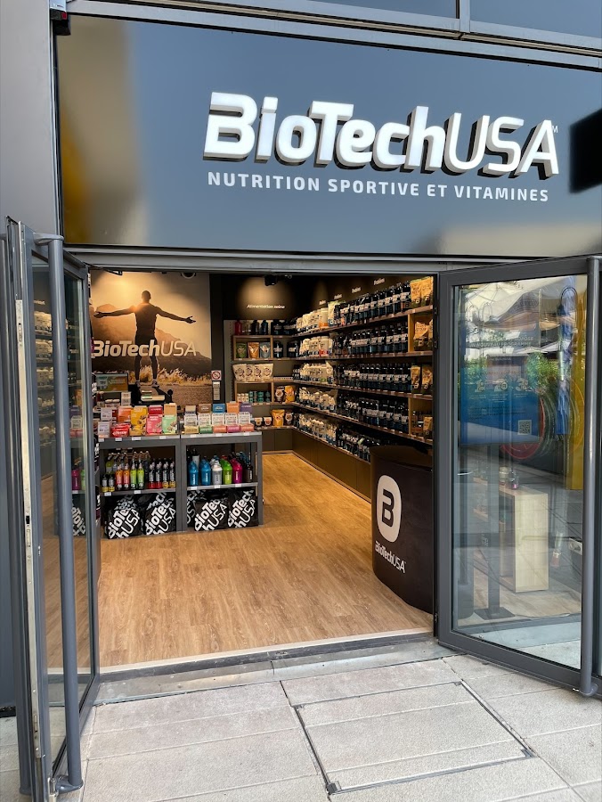 Devanture du magasin Biotech USA La Valette