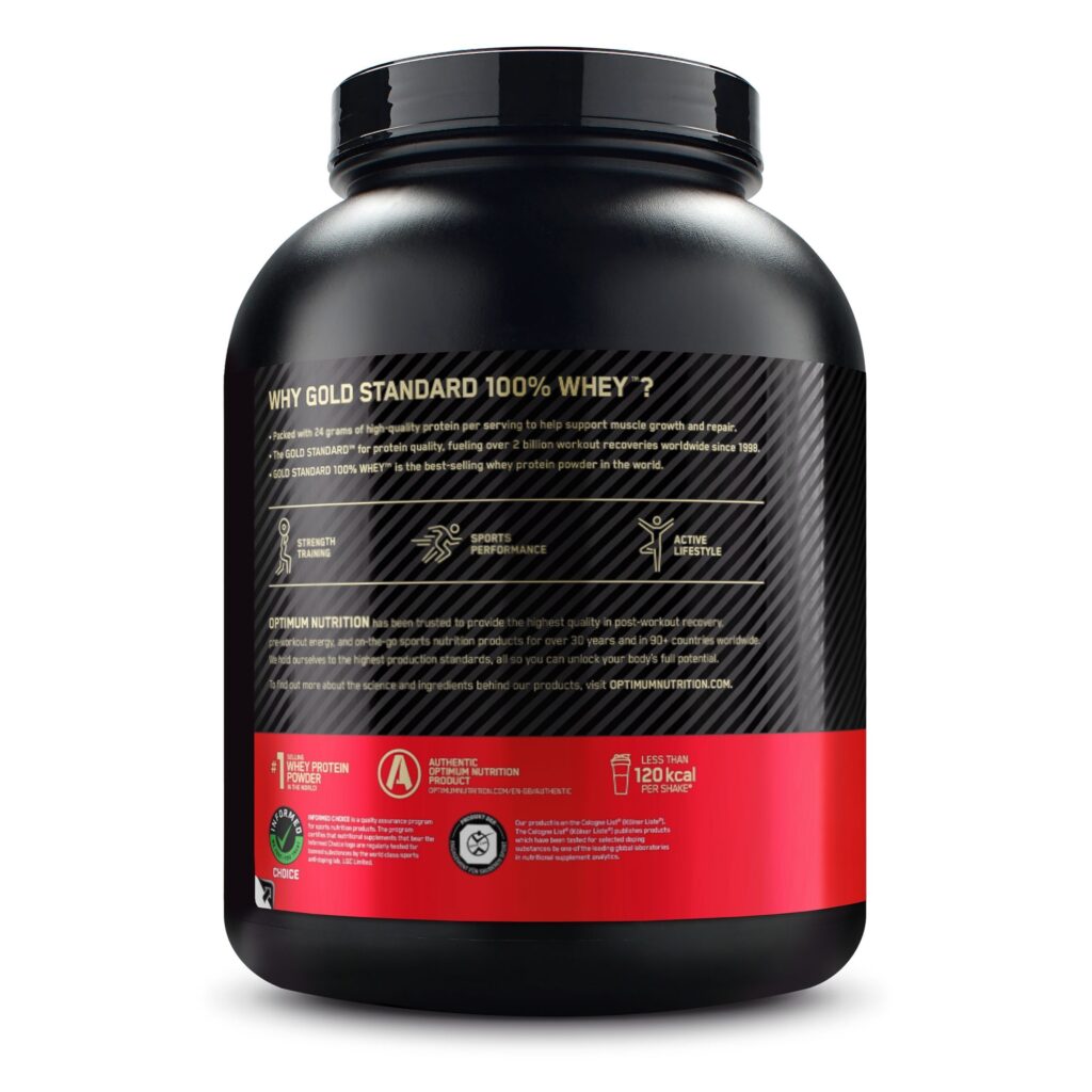 Whey Optimum Nutrition Gold Standard vendue dans les magasins Décathlon Ollioules et La Garde.