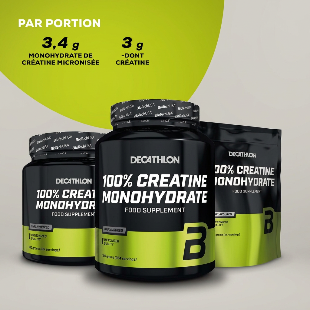 produits biotech Image pot de Creatine Decathlon